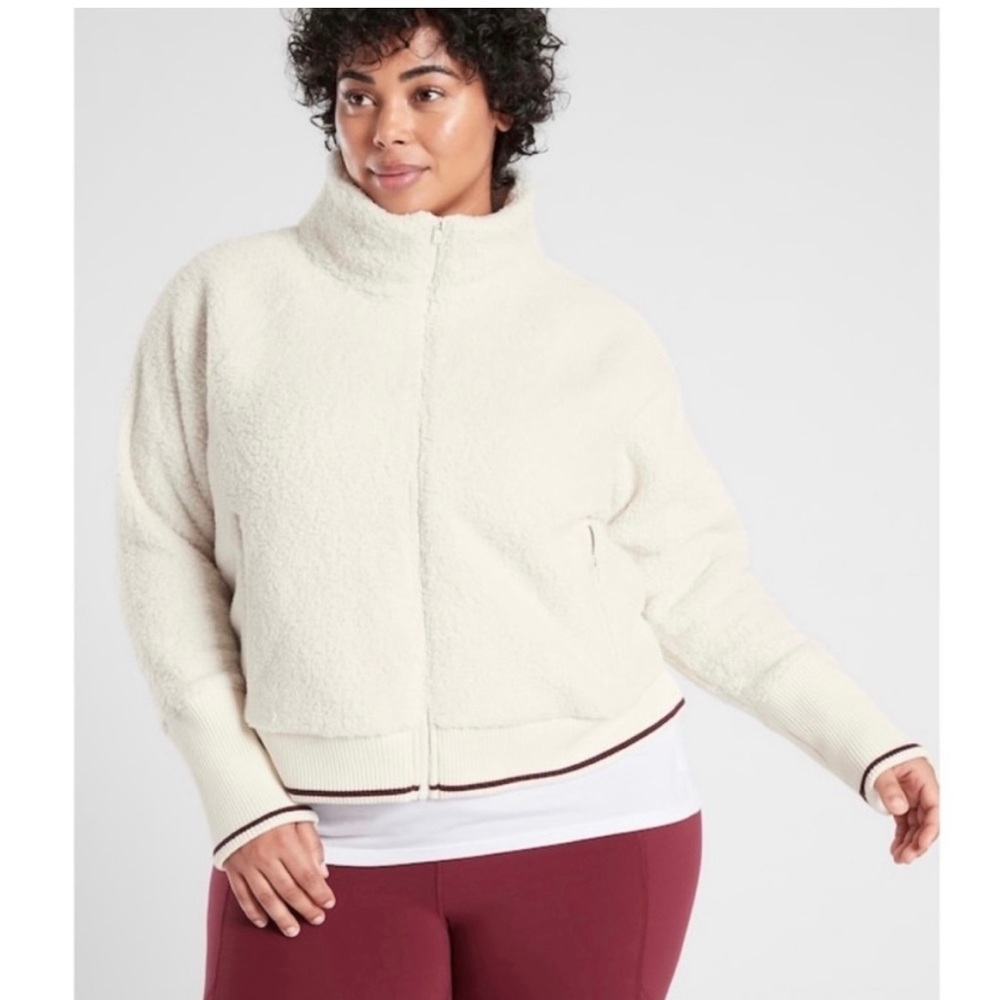 Athleta Tugga Sherpa Jacket Size 1X